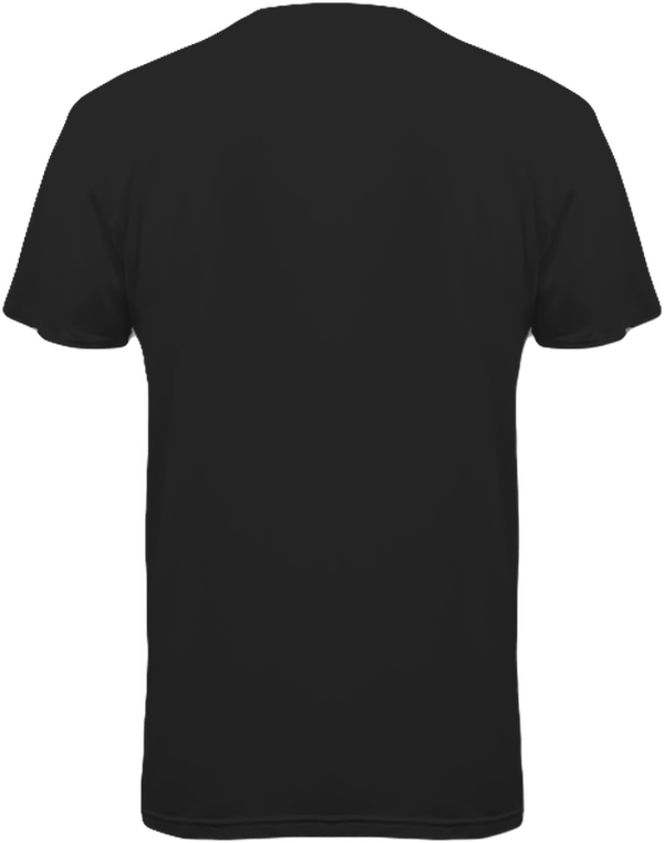 04d tee shirt homme manches courtes bio dos Black