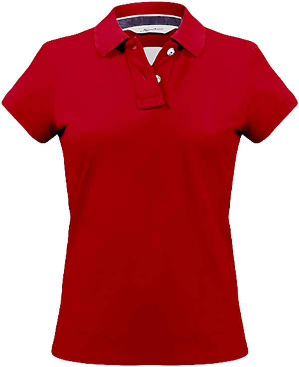 07i polo vintage femme rouge plexus Vintage Red