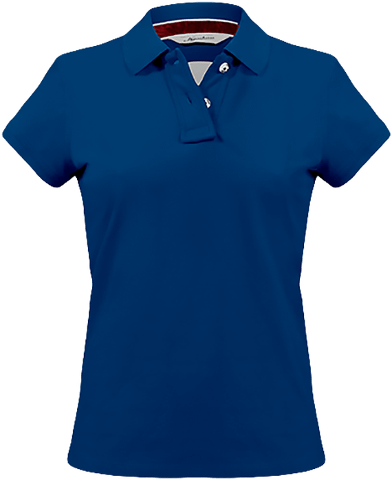 Vintage Polo Shirt For Women Vintage Blue