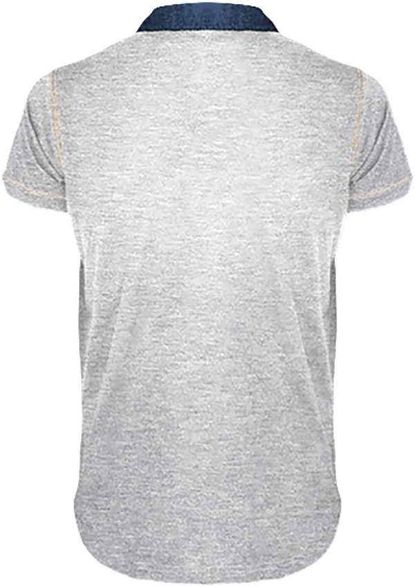 07e10 polo col denim homme dos Denim / Heather Grey