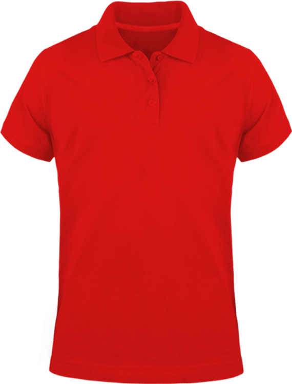 Customizable Men's Polo On Tunetoo Red