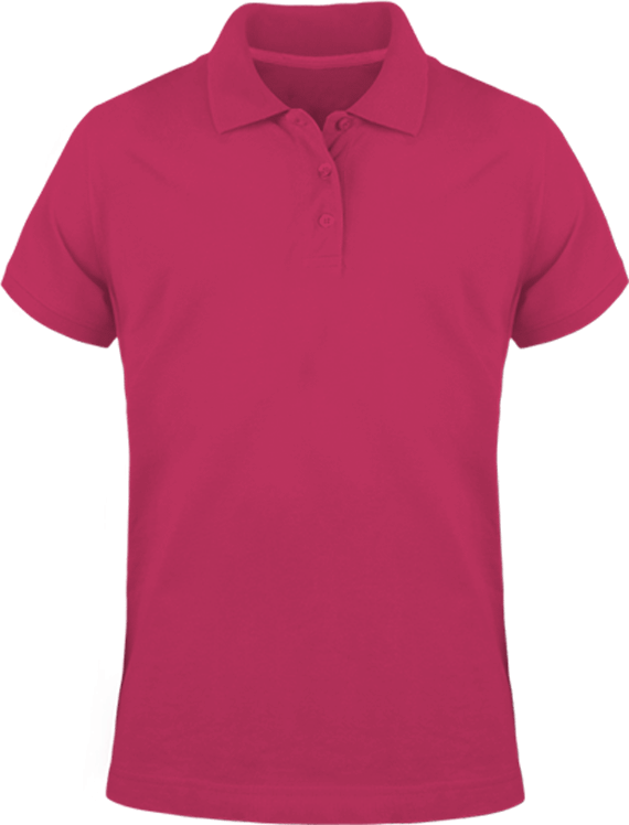 Polo homme manches courtes à personnaliser Fuchsia