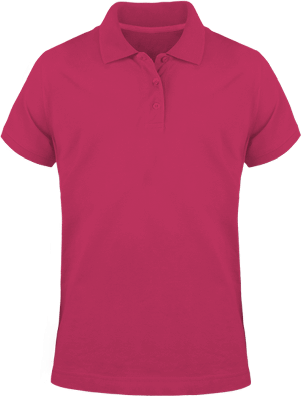 Customizable Men's Polo On Tunetoo Fuchsia