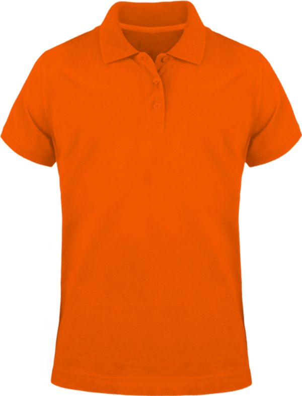 Customizable Men's Polo On Tunetoo Orange