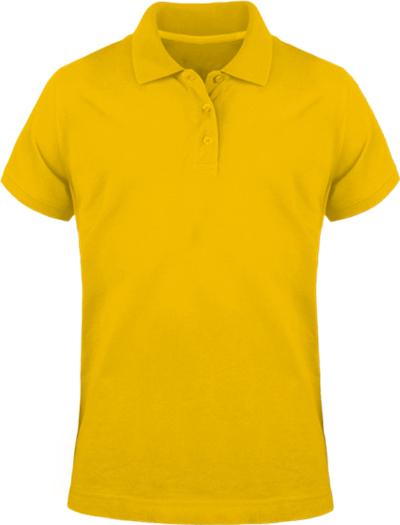 Customizable Men's Polo On Tunetoo Yellow