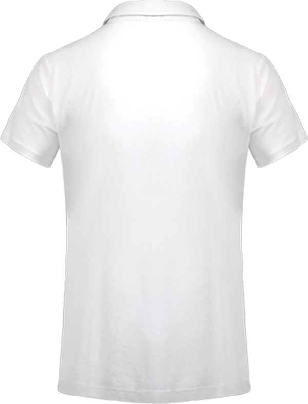 07a10 polo homme manches courtes kariban dos White