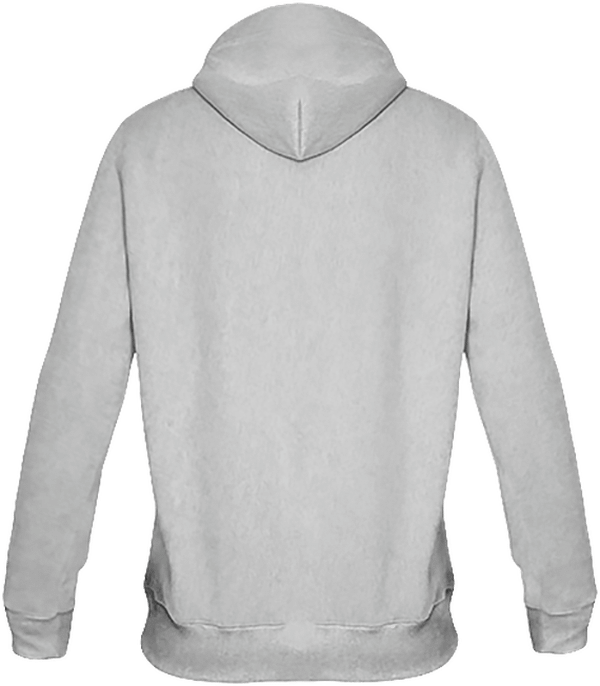 06b sweat zippe lourd unisex dos Oxford Grey