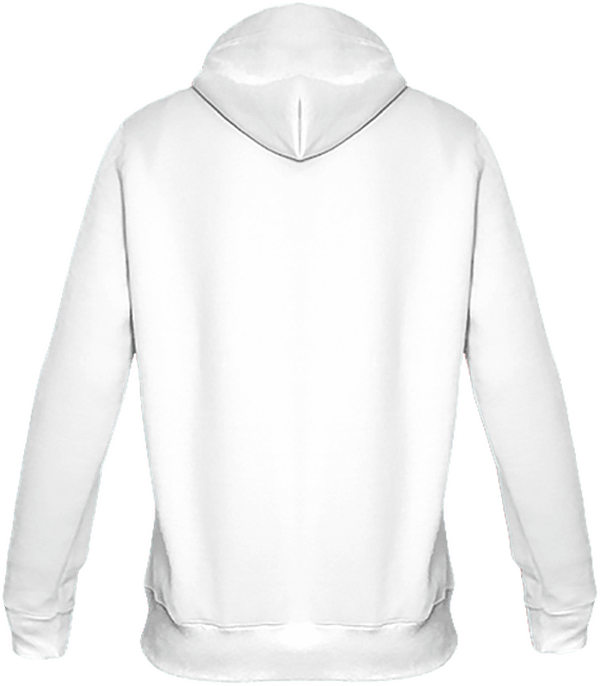 06b sweat zippe lourd unisex dos White