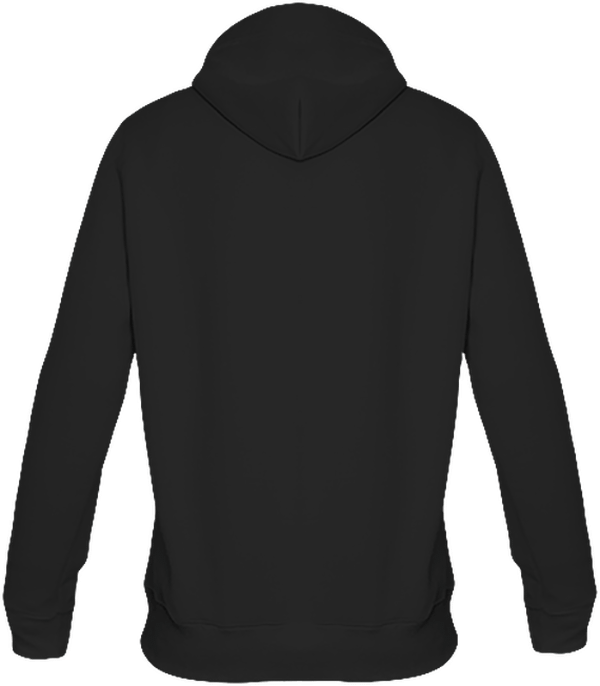 06b sweat zippe lourd unisex dos Black