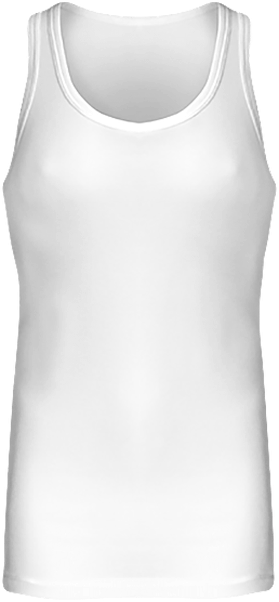 Customizable Women's Long Tank Top White