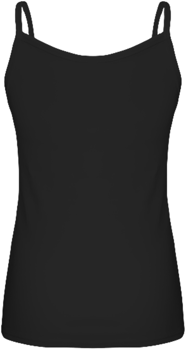 04k11 debardeur a bretelles femme dos Black