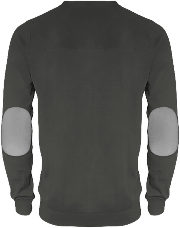 06l pull col v coudiere homme dos Dark Grey