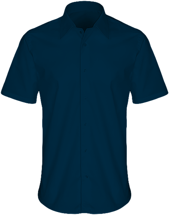 Men's Fitted Shirt Navy