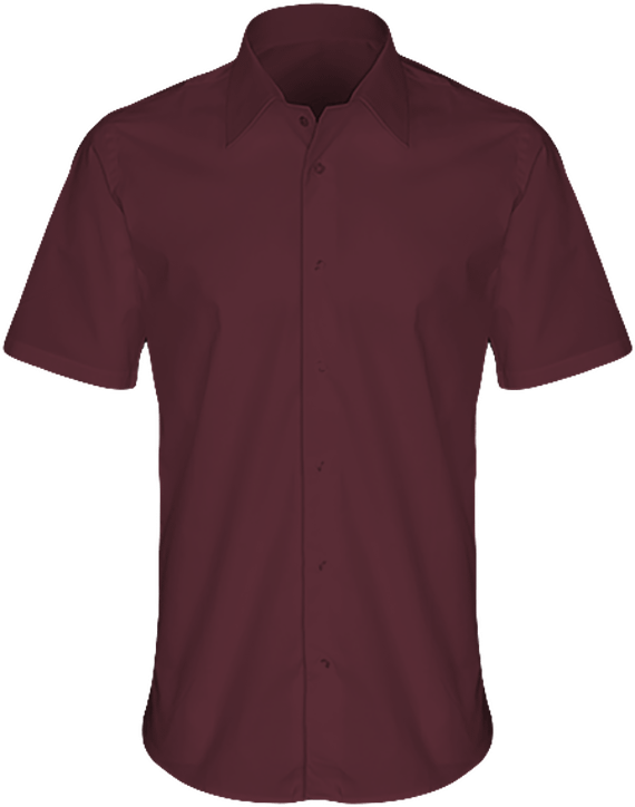 Men's Fitted Shirt Wine