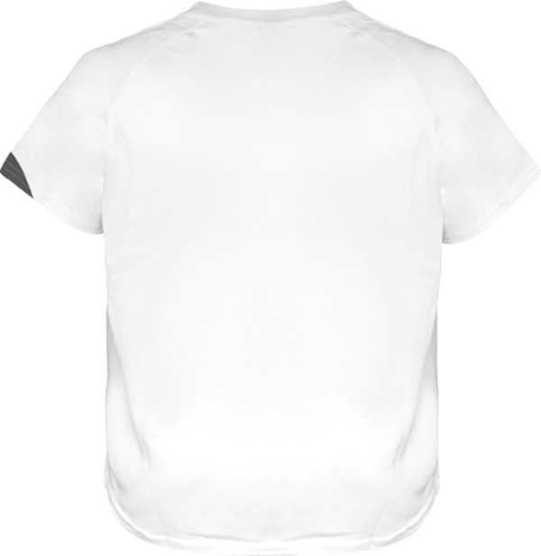 04n25 ts sport manches courtes tricolore enfant white red dos White / Sporty Royal Blue / Storm Grey