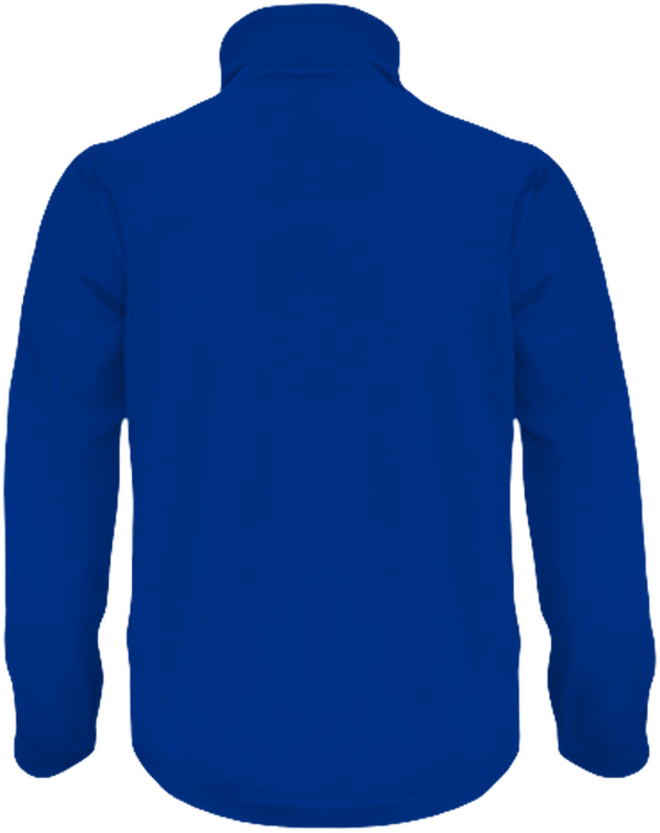 12p veste micropolaire enfant zippee dos Royal Blue