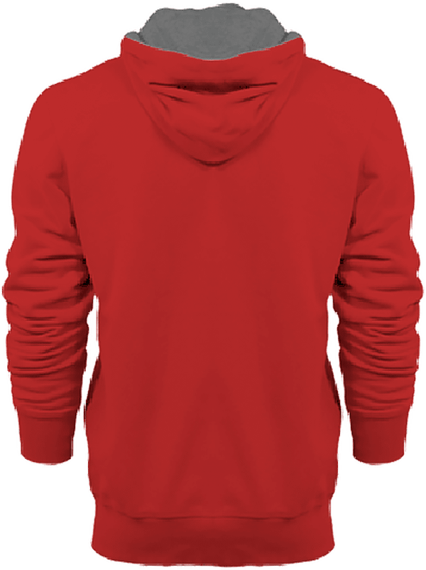 06d sweat shirt zippe vintage homme dos Vintage Red