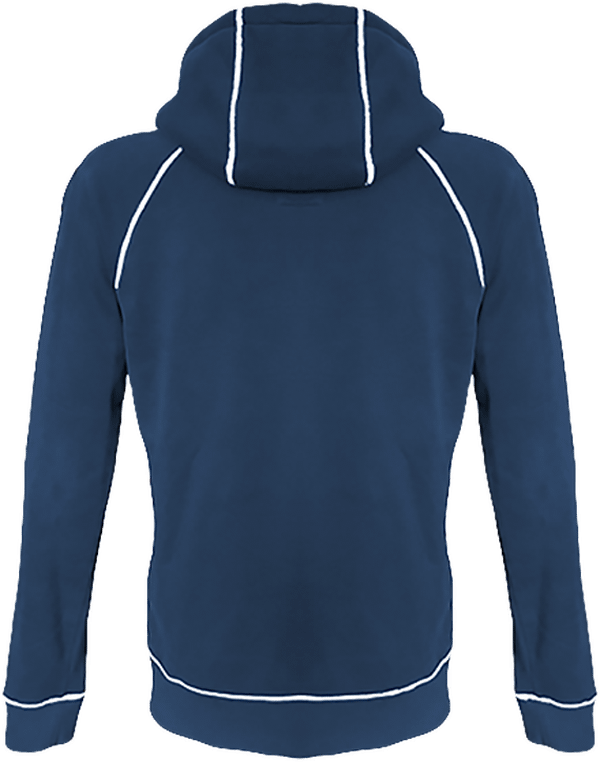 06d10 sweat shirt a capuche doublee sherpa unisex dos Vintage Navy