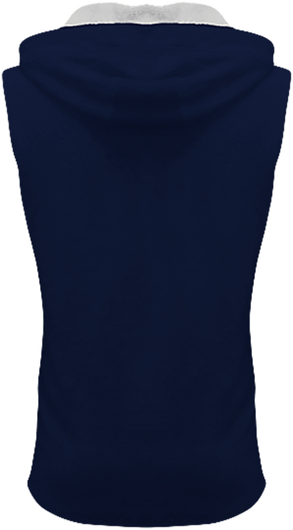 06f15 sweat a capuche sans manches dos Navy / Oxford Grey