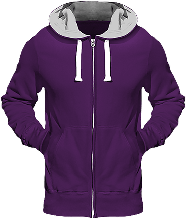 06d12 sweat zippe capuche chunky face Purple