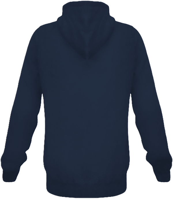 06d12 sweat zippe capuche chunky dos New French Navy (Grey Inner)