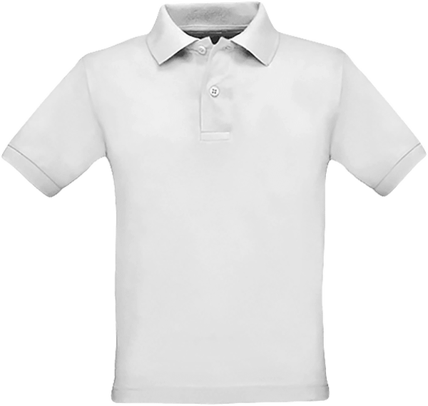 Polo Coupe Enfant | Broderie Et Impression | 100% Coton White