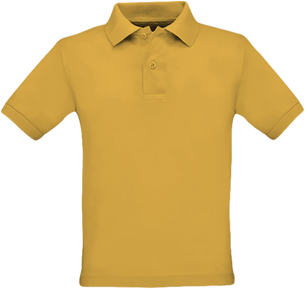 Polo Coupe Enfant | Broderie Et Impression | 100% Coton Gold