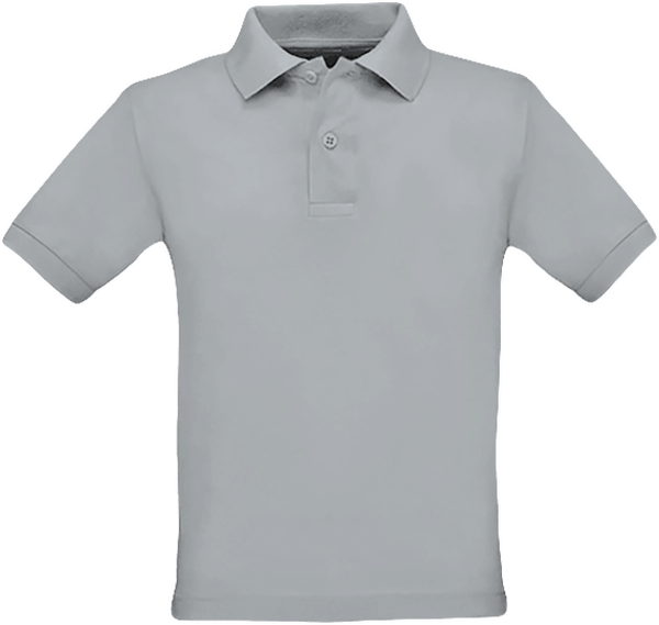 Polo Coupe Enfant | Broderie Et Impression | 100% Coton Pacific Grey