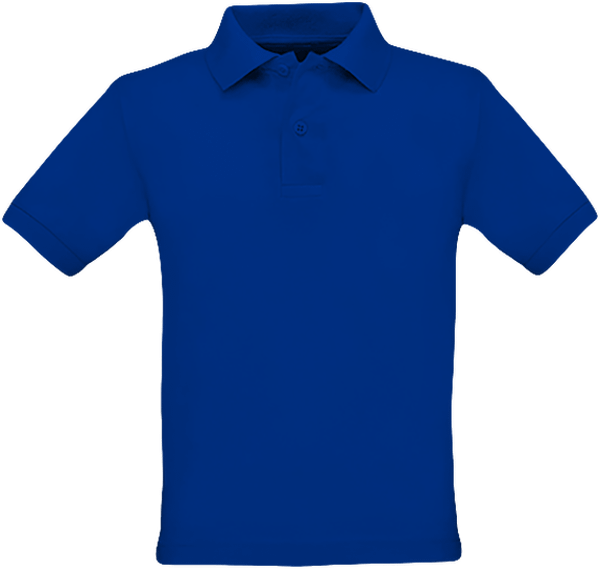 Kinderpolo | Stickerei Und Druck | 100% Baumwolle Royal Blue