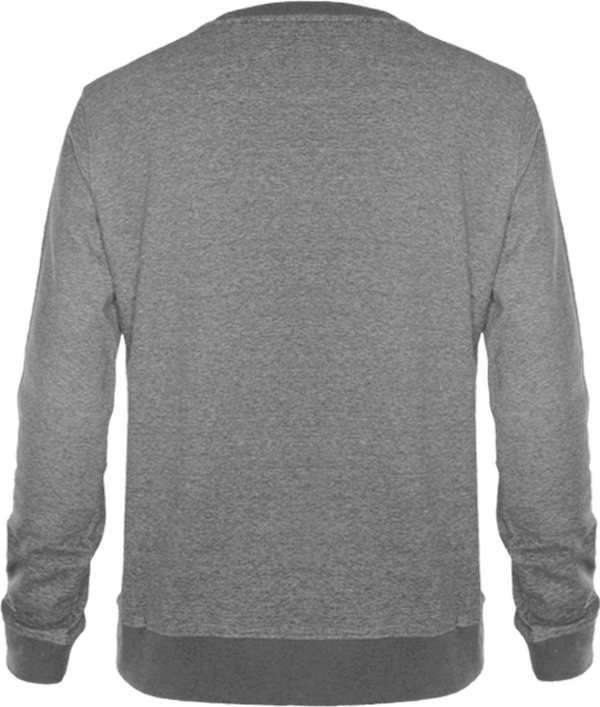 06g27 sweat shirt col rond stanley stella seeks dos Mid Heather Grey