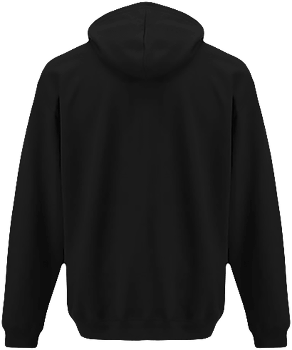 06h02 sweat a capuche bicolore enfant dos KARIBAN Black / Yellow