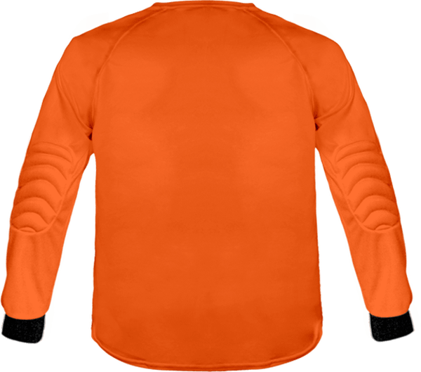 04n35 maillot de gardien manches longues enfant dos Fluorescent Orange / Black