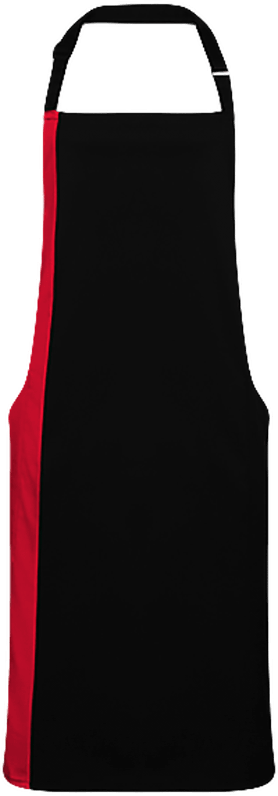 Tablier Long Bicolore  Black / Red