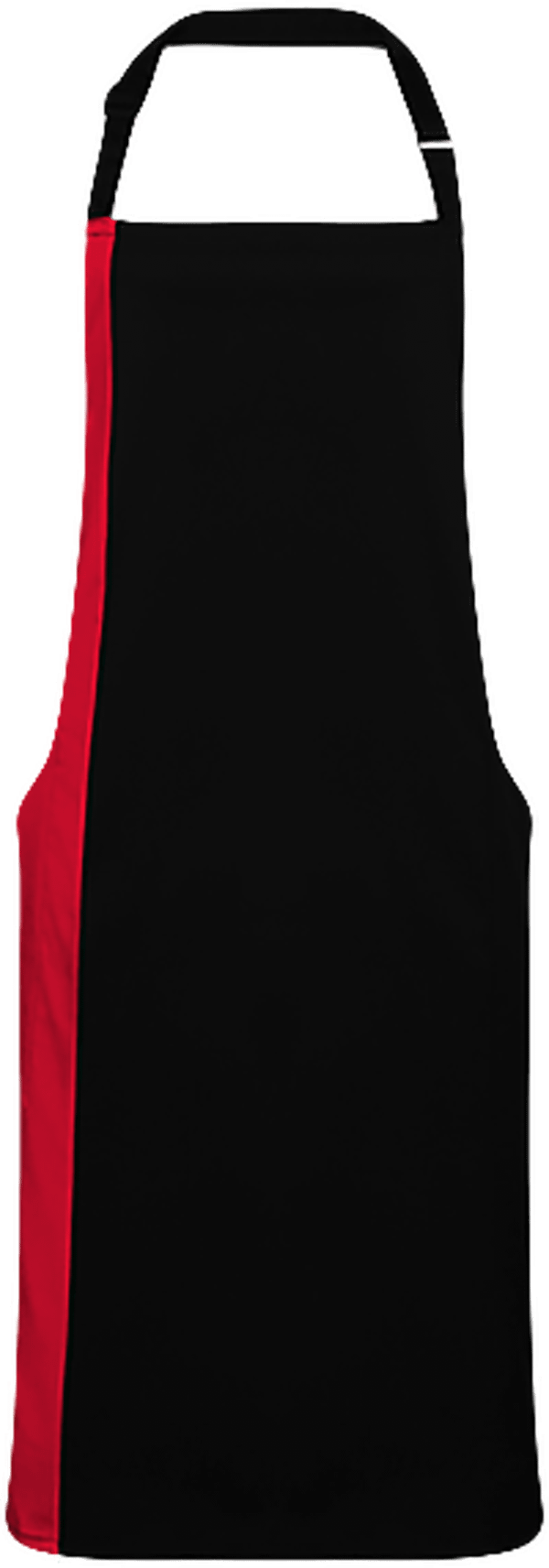 02a05 tablier long bicolore plexus Black / Red