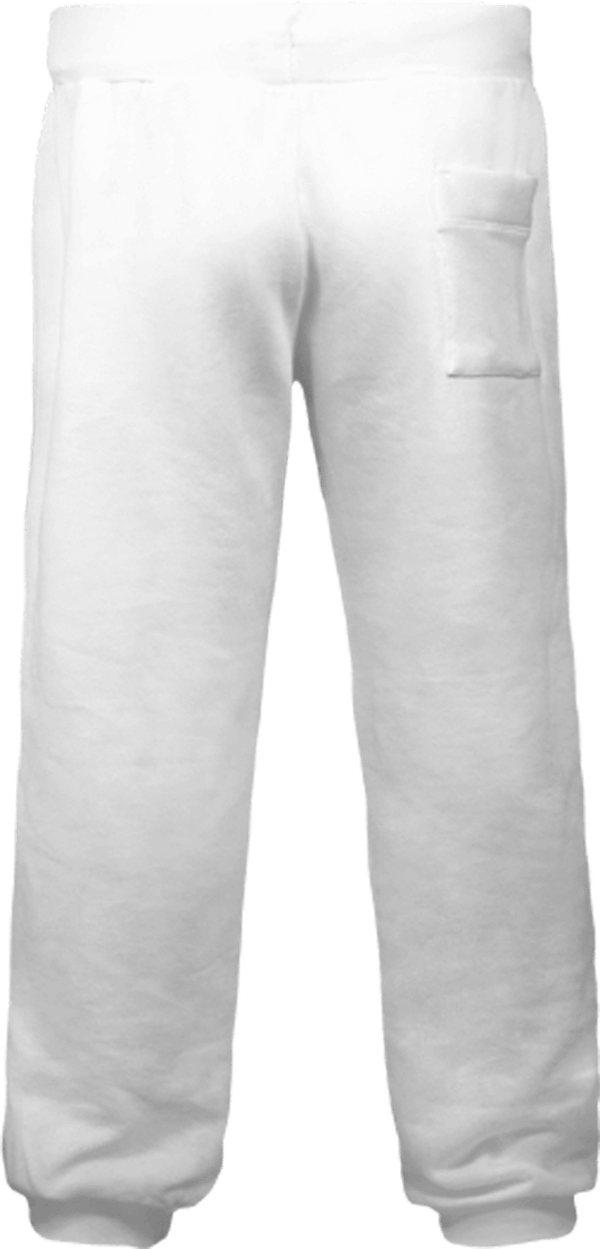 11a20 pantalon de jogging enfant dos White