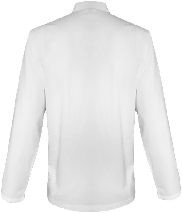 02f11 tunique de chef manches longues dos White
