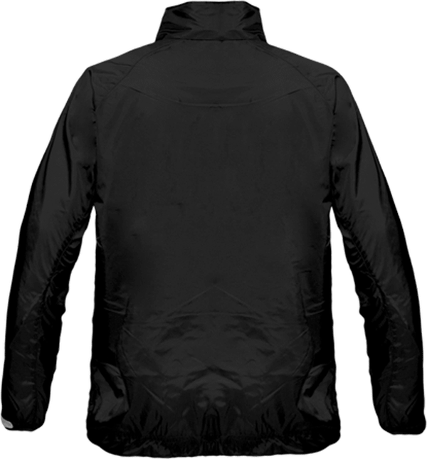 04n65 coupe vent sport tricolore enfant dos Black / White / Storm Grey