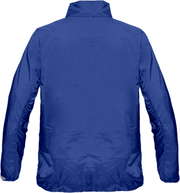 04n65 coupe vent sport tricolore enfant dos Sporty Royal Blue / Black / Storm Grey