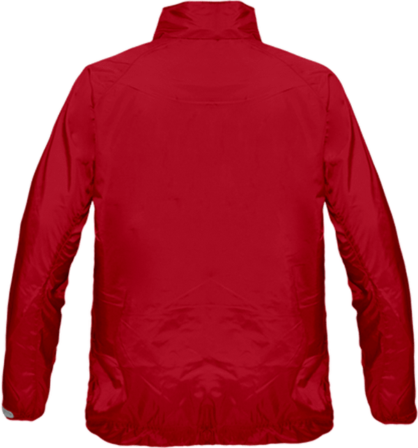 04n65 coupe vent sport tricolore enfant dos Sporty Red / Black / Storm Grey