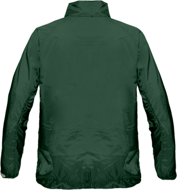04n65 coupe vent sport tricolore enfant dos Dark Green / Black / Storm Grey