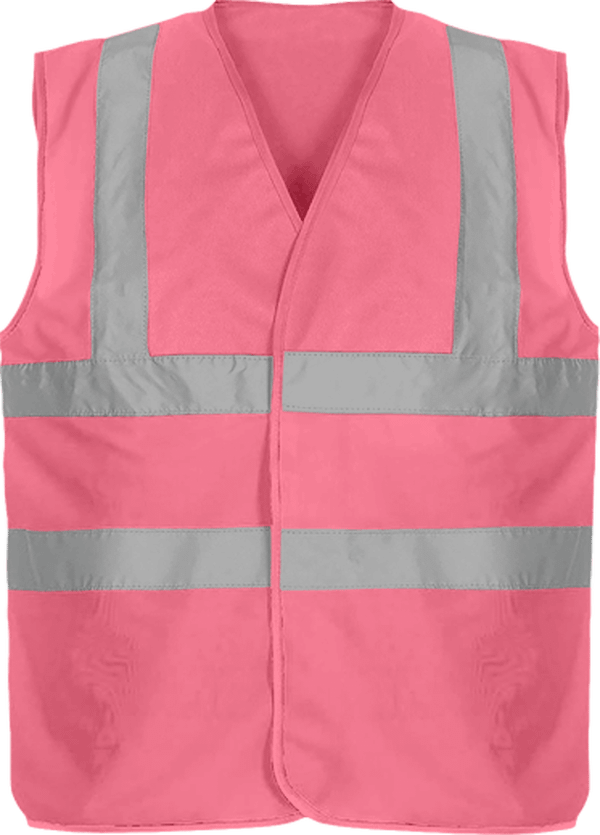 Gilet De Sécurité Bicolore À Personnaliser Pink