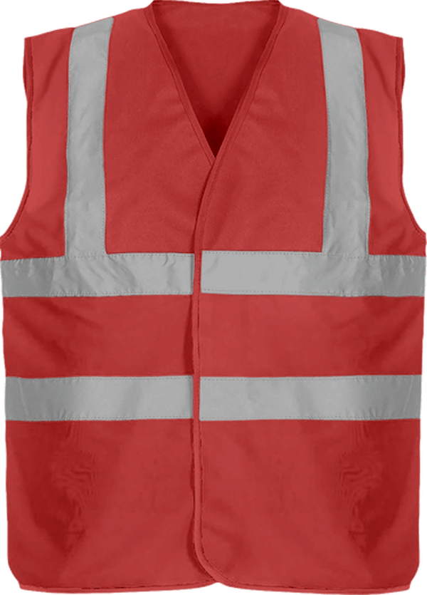 Gilet De Sécurité Bicolore À Personnaliser Red