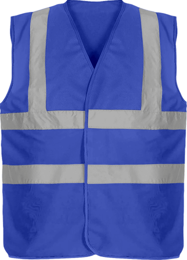 Gilet De Sécurité Bicolore À Personnaliser Royal Blue