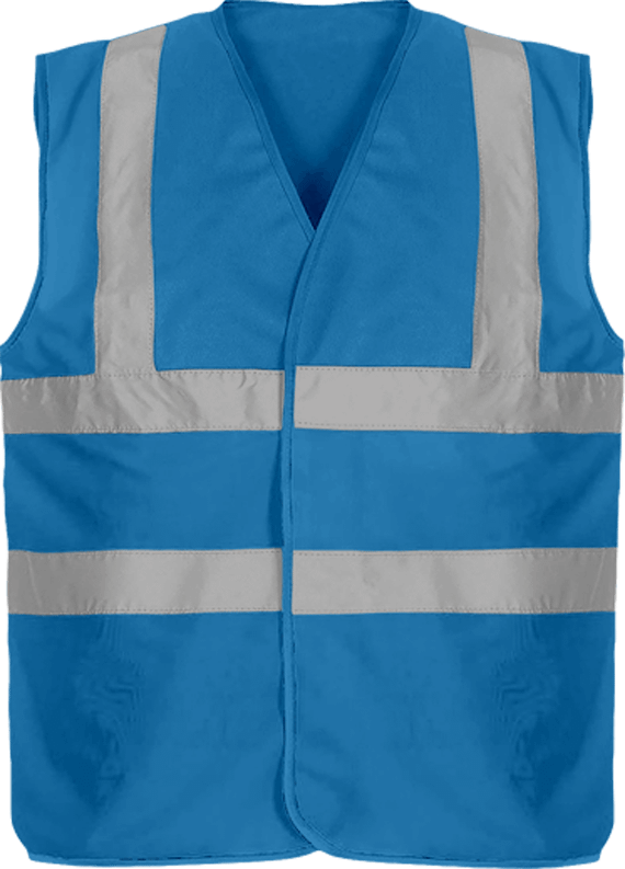 Security Vest two-tone 4 strips | Tunetoo Sapphire