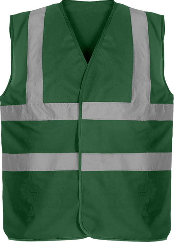 Customizable Two-Tone Safety Vest Paramedic Green