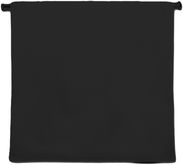 03b serviette de toilette luxury 50 x 100 dos NOIR