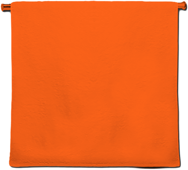 03b serviette de toilette luxury 50 x 100 dos ORANGE