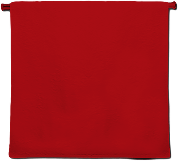 03b serviette de toilette luxury 50 x 100 dos ROUGE