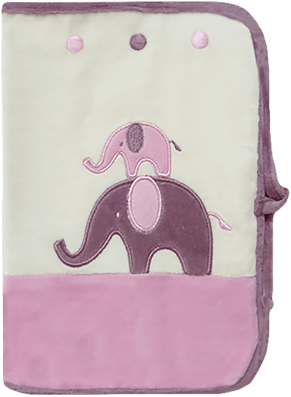 pictoHealth record book cover elephant for baby | Tunetoo rose elephant