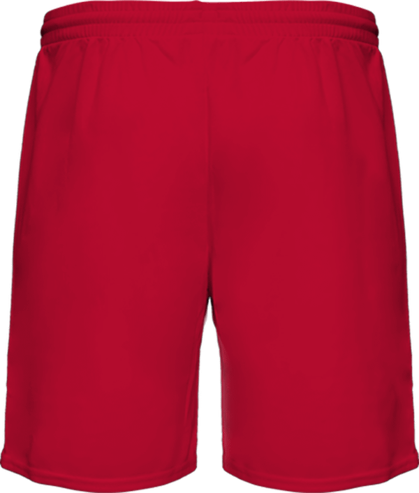11a05 short de sport homme dos Sporty Red